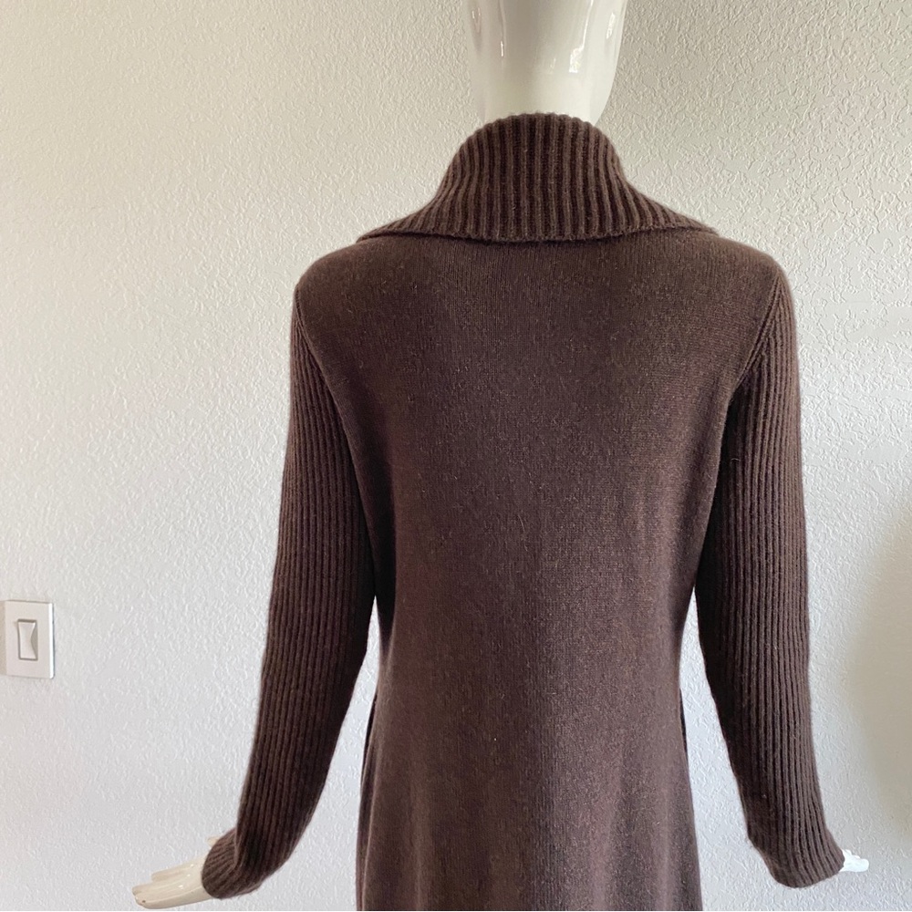 Forte Cashmere Dark Brown Knit Cardigan - Picture 4 of 11